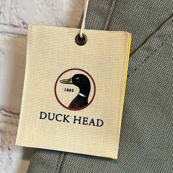 Duck Head Shorts Men's 32” Camp Canvas Stone Tan Casual Classic Old School - Picture 3 of 10